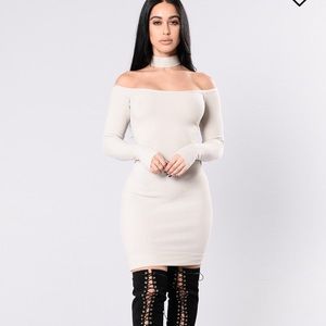 Fashion Nova Sophisticated Mama Dress